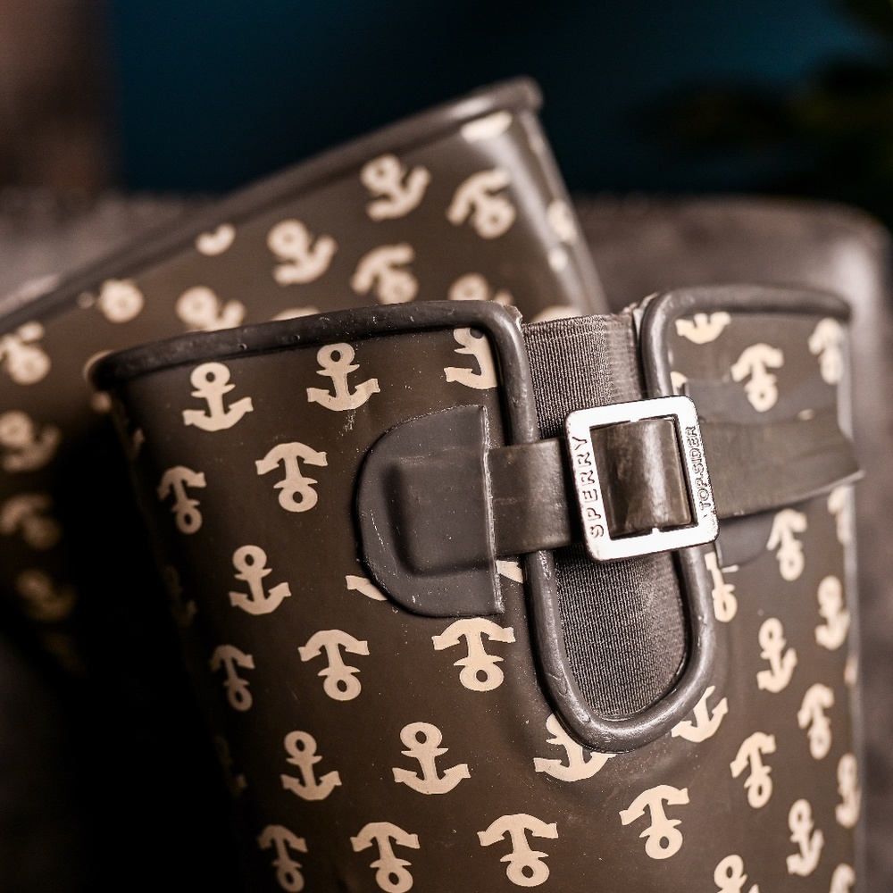 Sperry Anchor Rain Boots, Brand New Size 10 - image 2